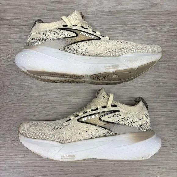 Brooks Glycerin 21 StealthFit Running Shoes Womens Size 6.5 Beige 1204101B108 - Picture 5 of 13